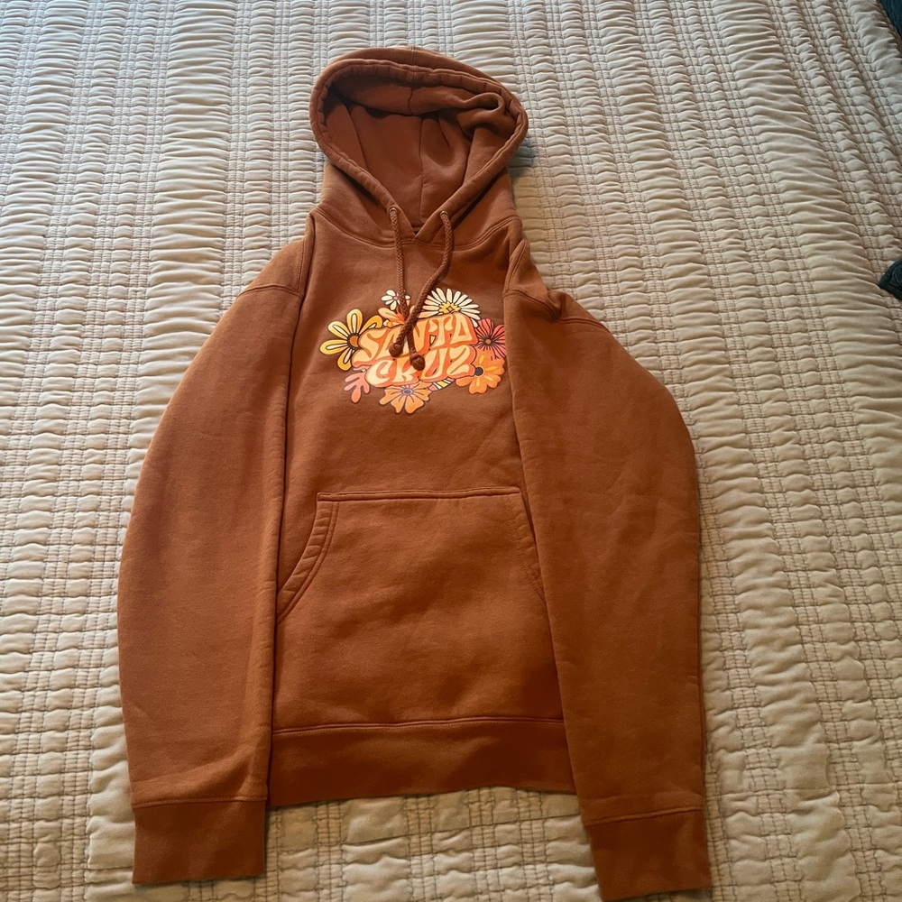 Santa Cruz Skateboards Brown Hoodie